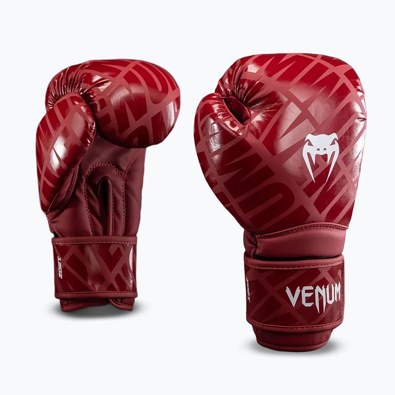Boxerské rukavice Venum Contender 1.5XT Boxing glossy burgundy 2