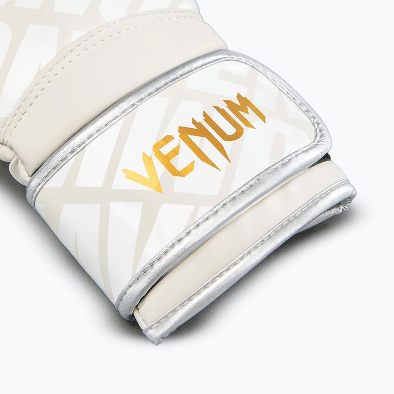 Boxerské rukavice Venum Contender 1.5XT Boxing light beige/white cream 3