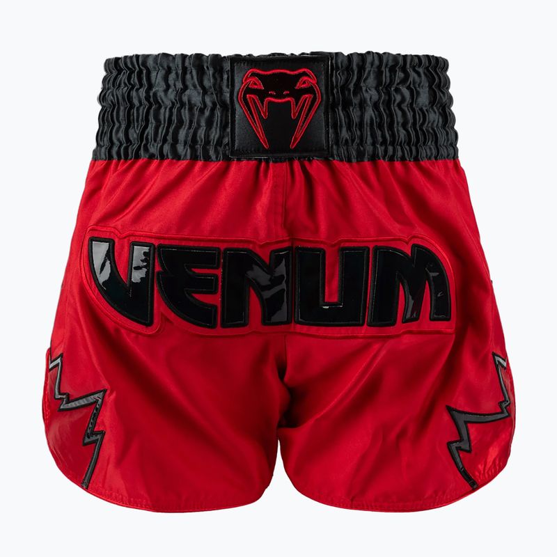 Pánské tréninkové šortky Venum Inferno Muay Thai red/charcoal grey/black