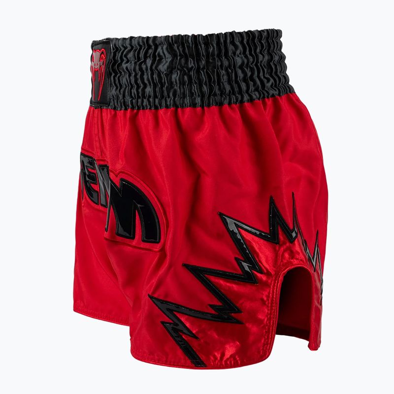 Pánské tréninkové šortky Venum Inferno Muay Thai red/charcoal grey/black 3