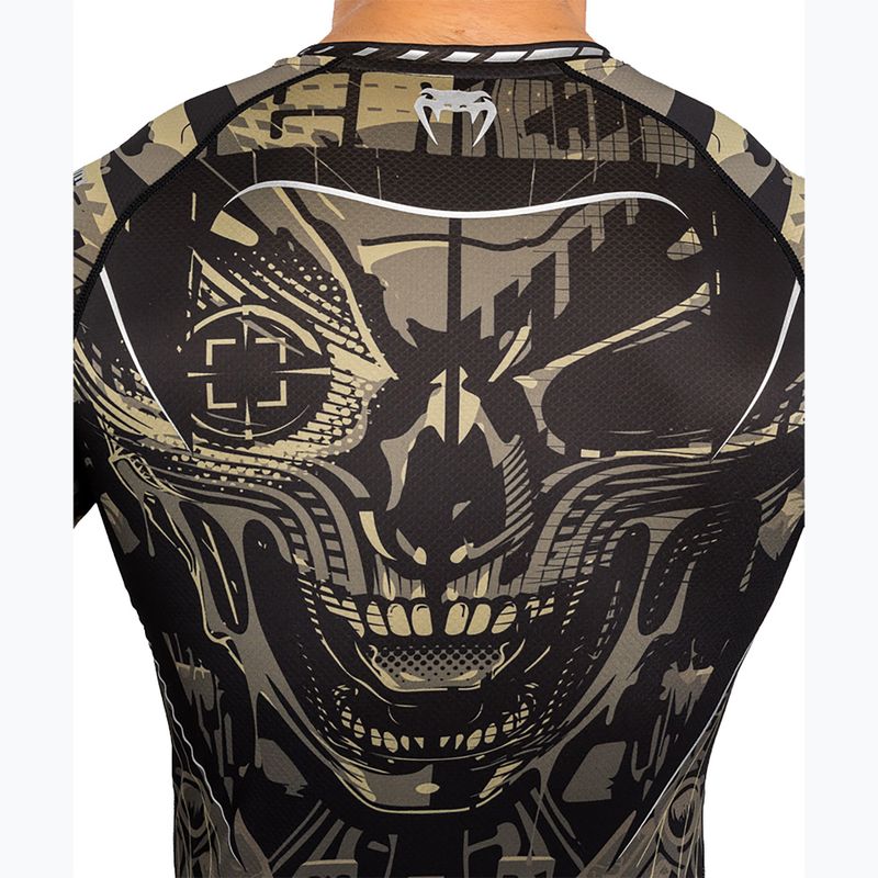 Pánský rashguard s dlouhým rukávem Venum Invader black/sand 7