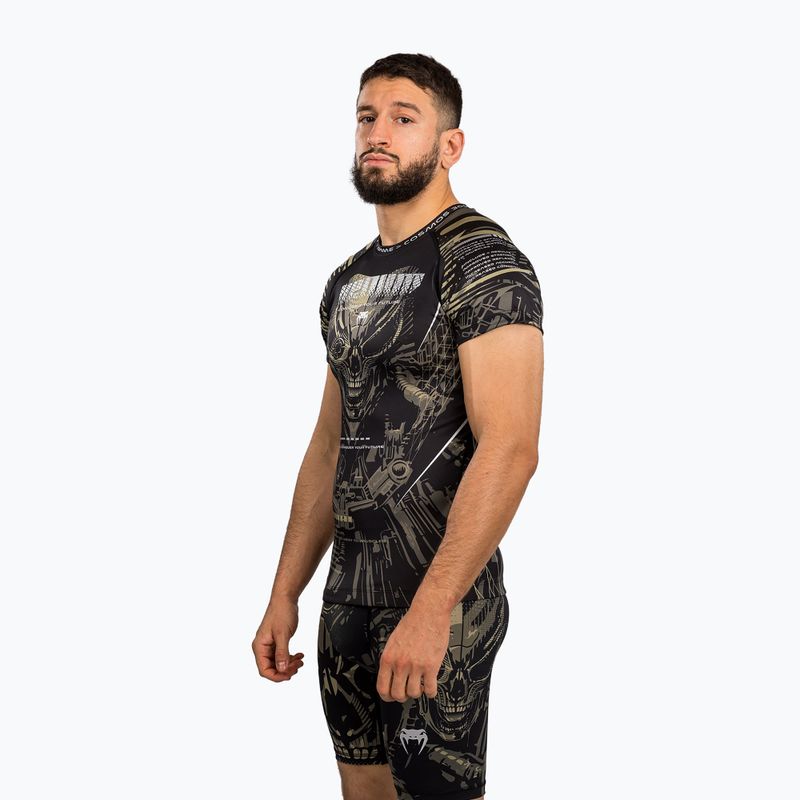 Pánský rashguard Venum Invander black/sand 4