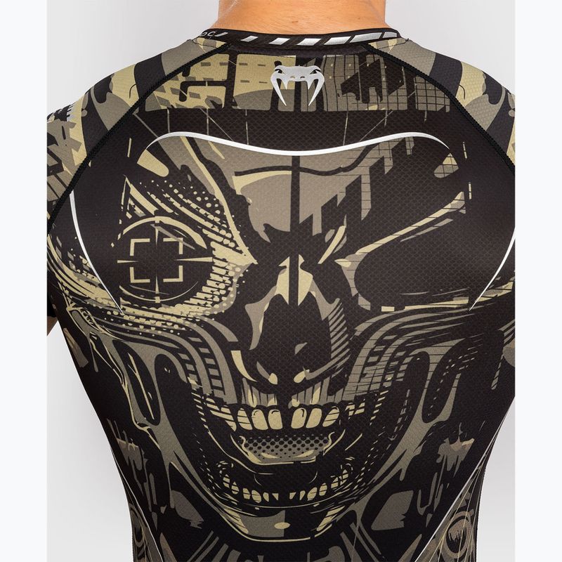 Pánský rashguard Venum Invander black/sand 7