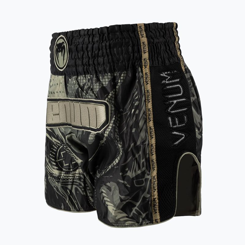 Pánské tréninkové šortky Venum Invader Muay Thai black/sand 3