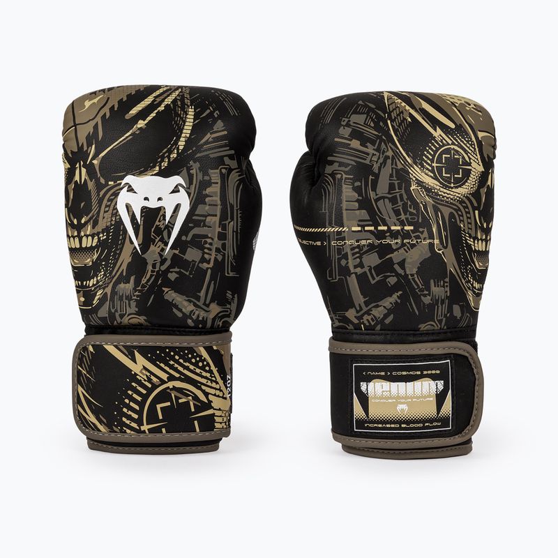 Boxerské rukavice Venum Invader Boxing black/sand 2