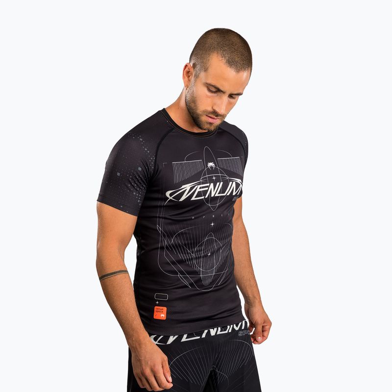 Pánský rashguard Venum Eclipse Rashguards black/ivory 3