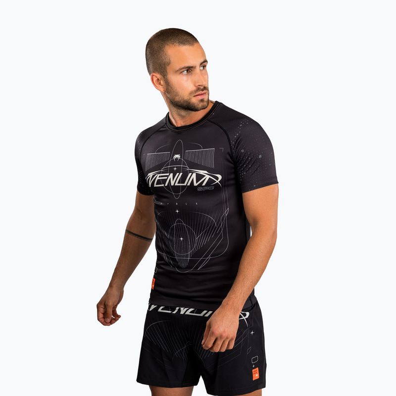 Pánský rashguard Venum Eclipse Rashguards black/ivory 4