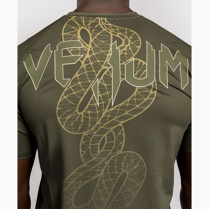 Pánské tréninkové tričko Venum Serpenti khaki/bronze/ivory 6