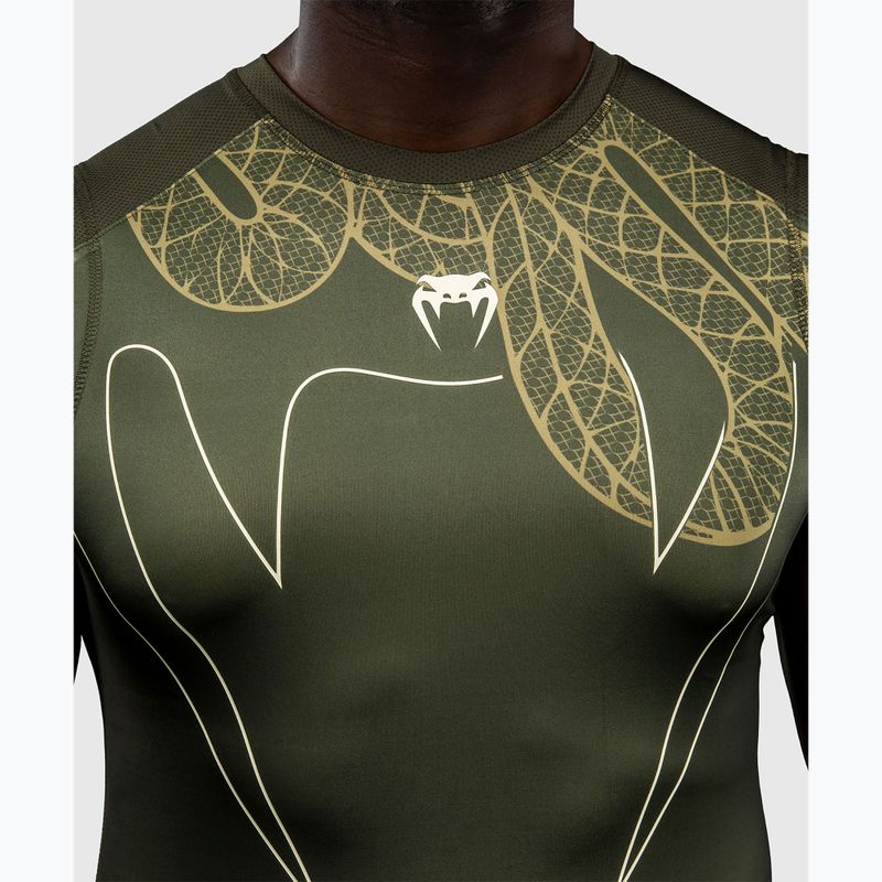 Pánský rashguard Venum Serpenti Rashguards Sleeveless khaki/bronze/ivory 5