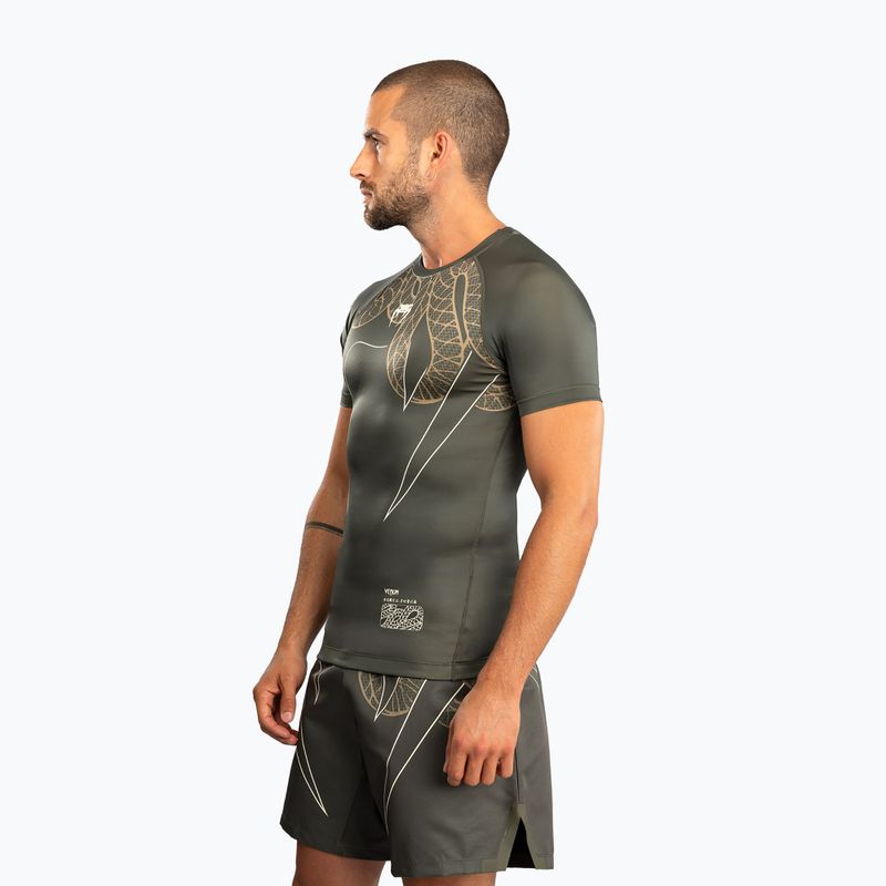 Pánský rashguard Venum Serpenti Rashguards khaki/bronze/ivory 4