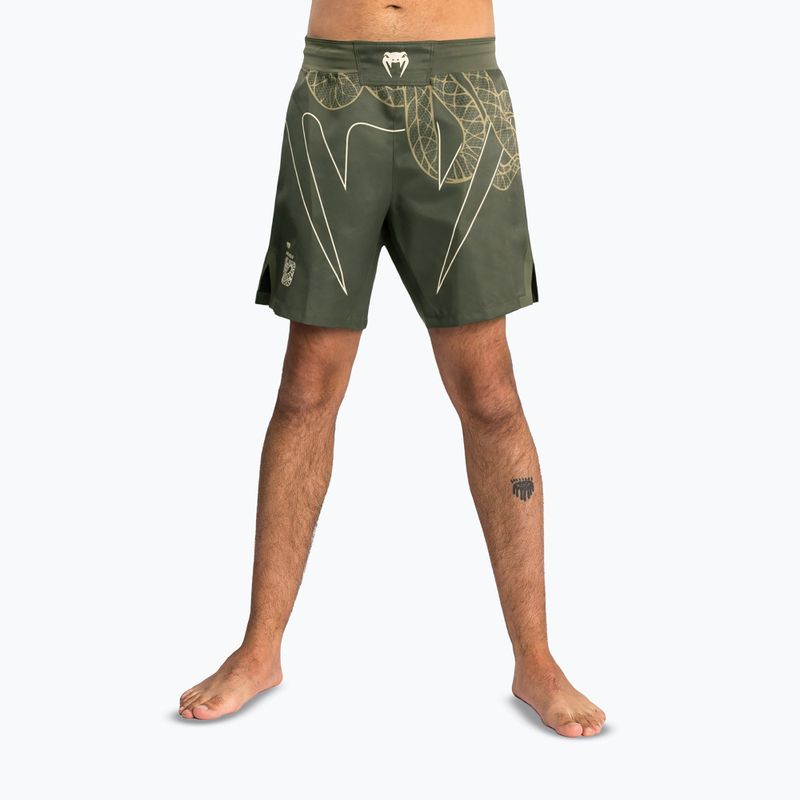 Pánské tréninkové šortky Venum Serpenti Fight khaki/bronze/ivory