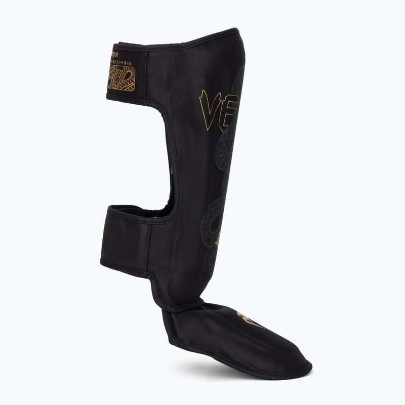 Chrániče holení a chodidel Venum Serpenti black/silver/gold 2