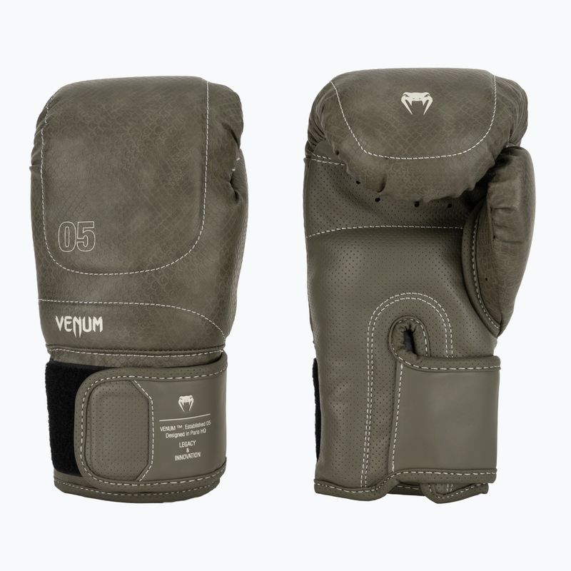 Boxerské rukavice Venum Impact Evo Scales Boxing army green