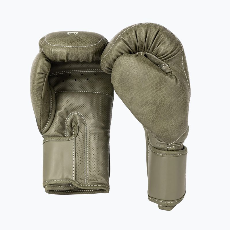 Boxerské rukavice Venum Impact Evo Scales Boxing army green 4