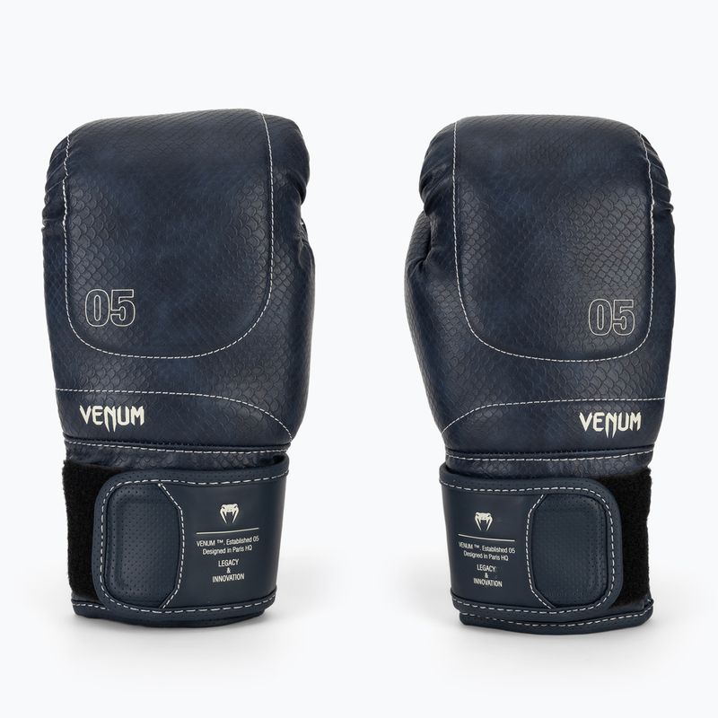 Boxerské rukavice Venum Impact Evo Scales Boxing midnight blue 2