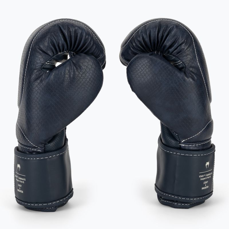 Boxerské rukavice Venum Impact Evo Scales Boxing midnight blue 4