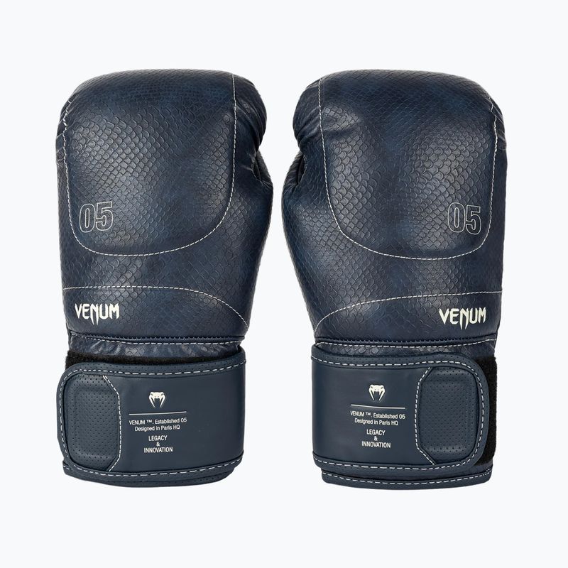 Boxerské rukavice Venum Impact Evo Scales Boxing midnight blue 2