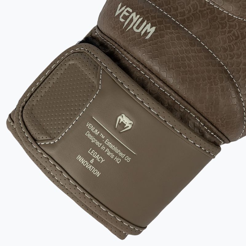 Boxerské rukavice Venum Impact Evo Scales Boxing brown 7