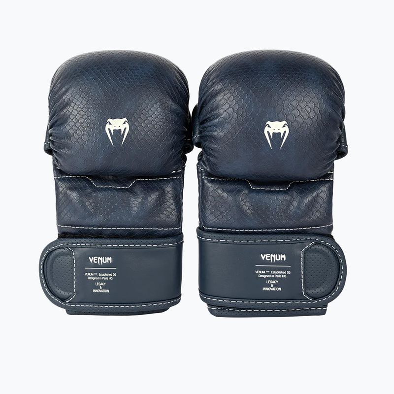Sparringové rukavice MMA Venum Impact Evo Scales MMA midnight blue