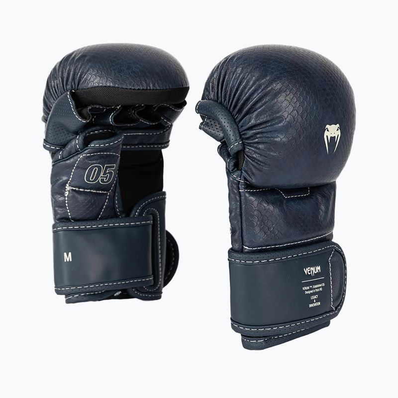 Sparringové rukavice MMA Venum Impact Evo Scales MMA midnight blue 2