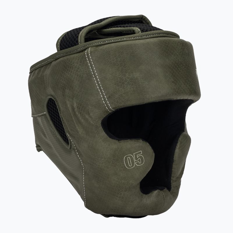 Boxerská přilba Venum Impact Evo Scales Headgear army green