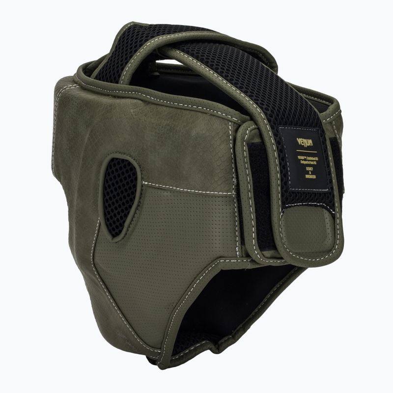 Boxerská přilba Venum Impact Evo Scales Headgear army green 3