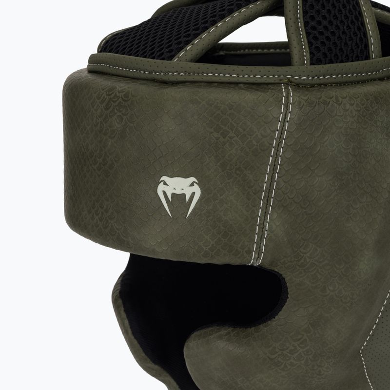 Boxerská přilba Venum Impact Evo Scales Headgear army green 4