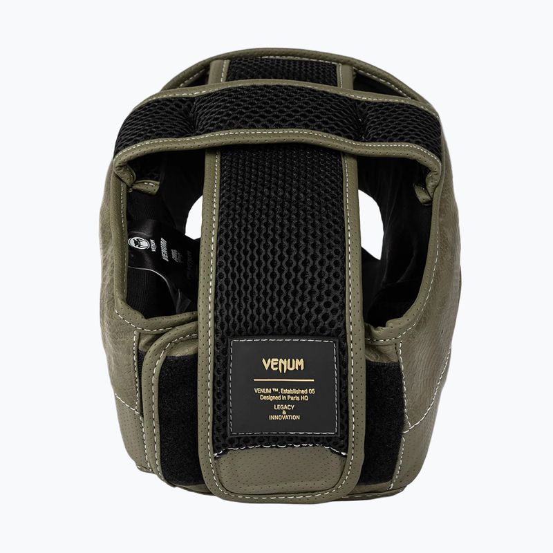 Boxerská přilba Venum Impact Evo Scales Headgear army green 2
