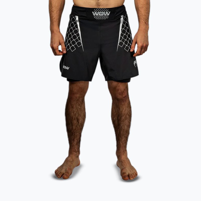Pánské tréninkové šortky Venum X WOW FC black/silver grey