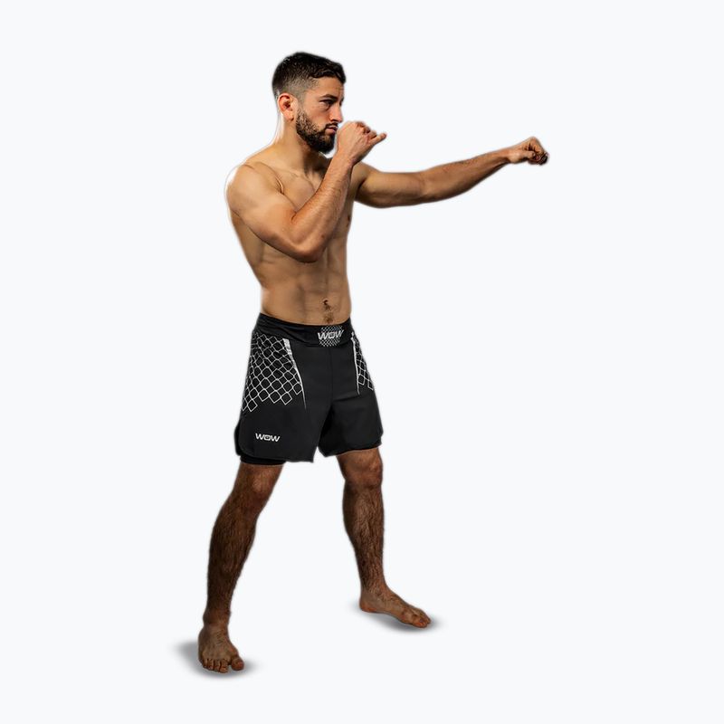Pánské tréninkové šortky Venum X WOW FC black/silver grey 2