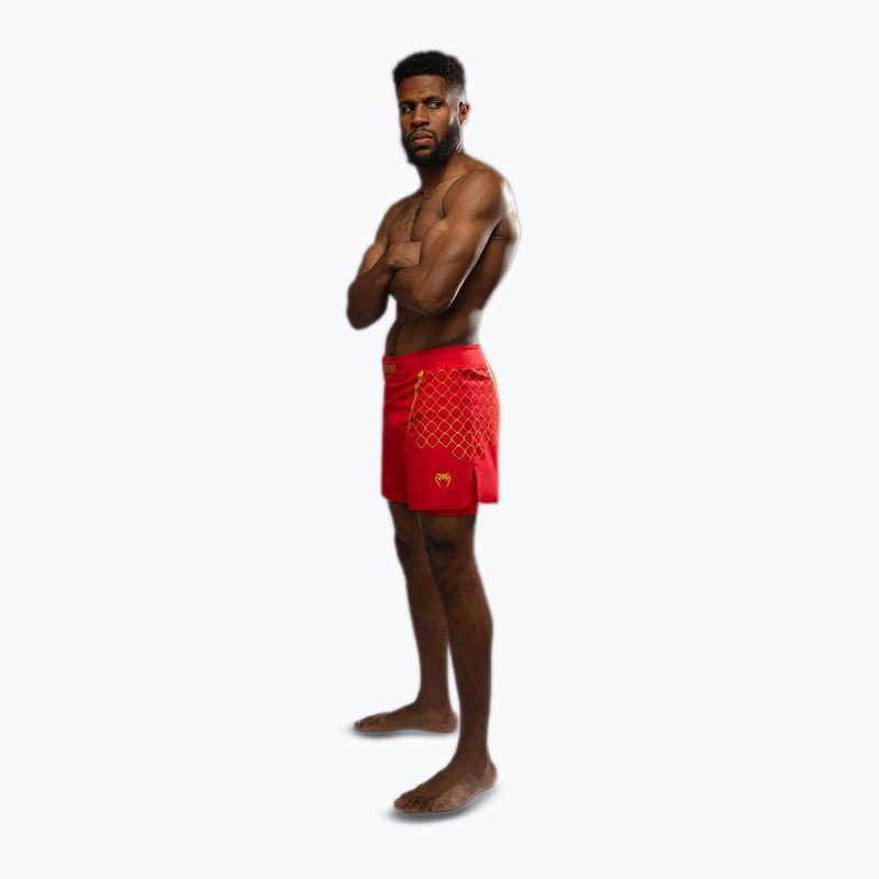 Pánské tréninkové šortky Venum X WOW FC fury red/gold 4