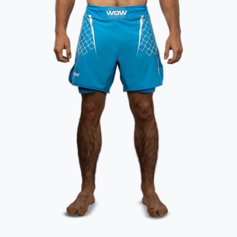 Pánské tréninkové šortky Venum X WOW FC fury pacific blue