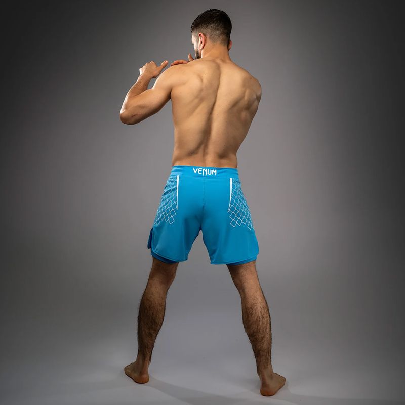 Pánské tréninkové šortky Venum X WOW FC fury pacific blue 3