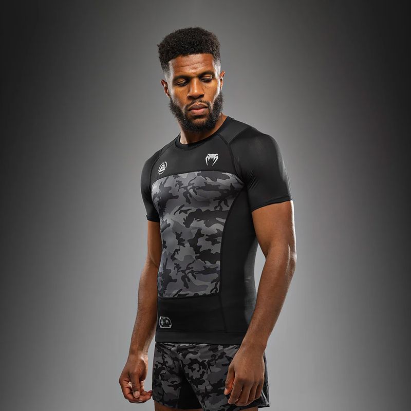 Pánské tréninkové tričko Venum X Polaris Rashguards black/storm grey 4