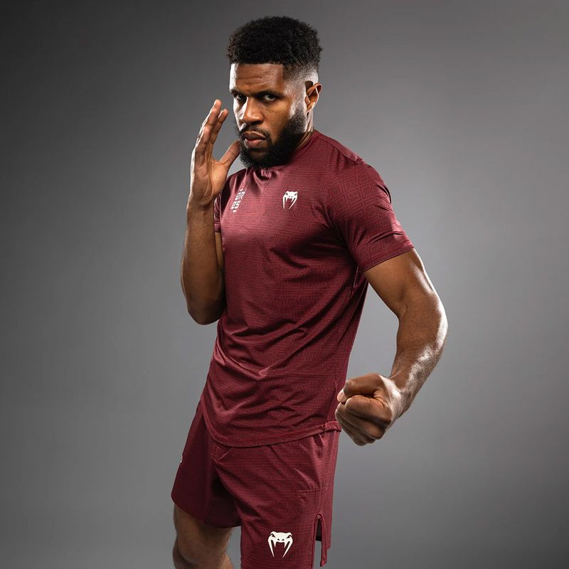 Pánská tréninková tričko Venum X Ares 2.0 Dry Tech burgundské 2