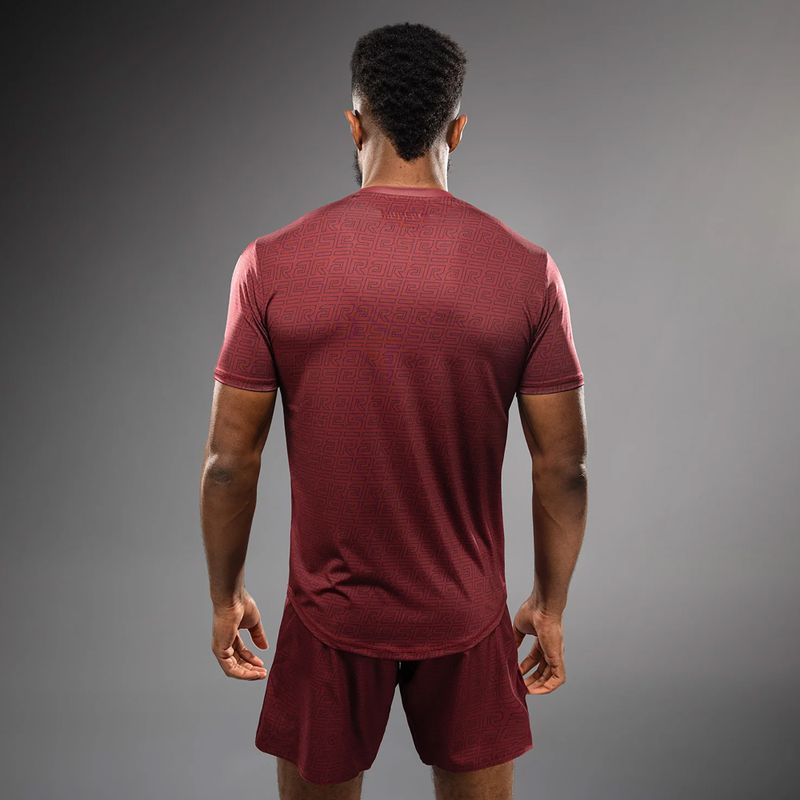 Pánská tréninková tričko Venum X Ares 2.0 Dry Tech burgundské 3