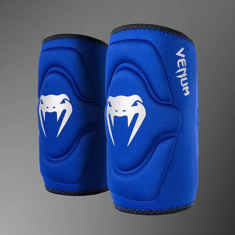 Chrániče kolen Venum Kontact Knee Pad royal blue/silver 2