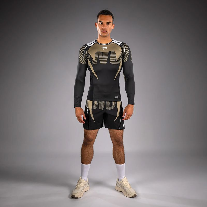 Pánský rashguard Longsleeve Venum Adrenaline Rashguard black/sand 2