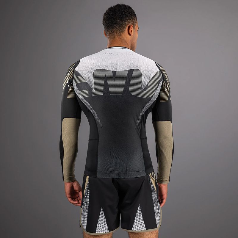 Pánský rashguard Longsleeve Venum Adrenaline Rashguard black/sand 3