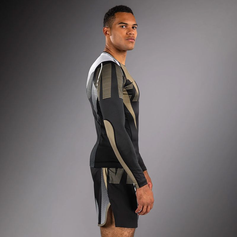 Pánský rashguard Longsleeve Venum Adrenaline Rashguard black/sand 4