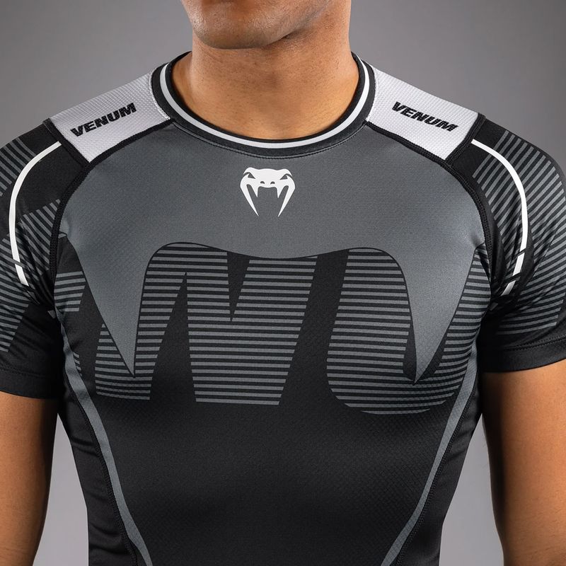 Pánský rashguard Venum Adrenaline Rashguard black/silver grey 5
