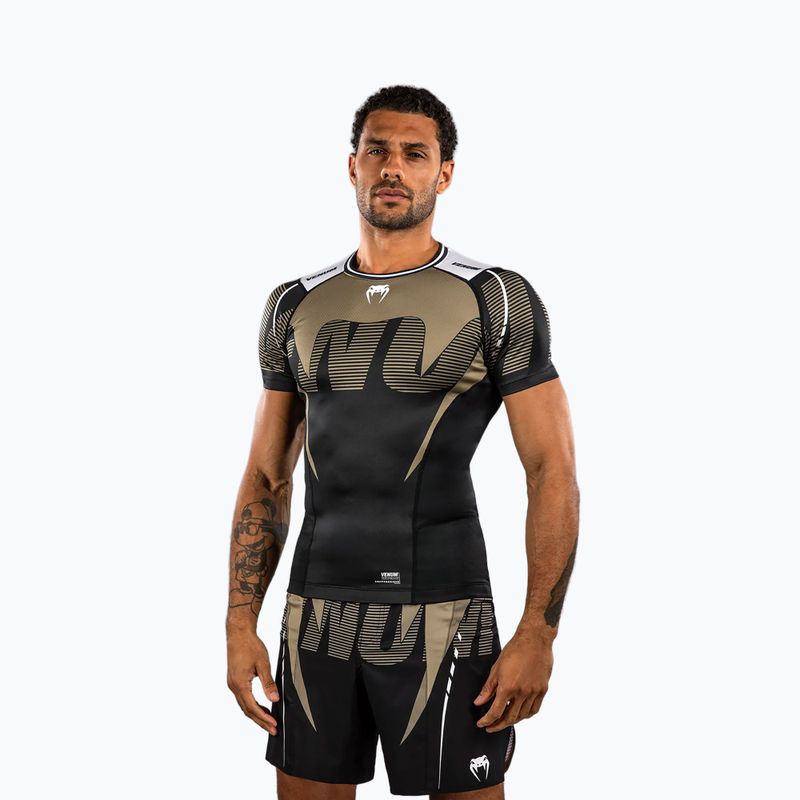 Pánský rashguard Venum Adrenaline Rashguard black/sand