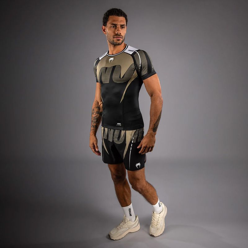 Pánský rashguard Venum Adrenaline Rashguard black/sand 2