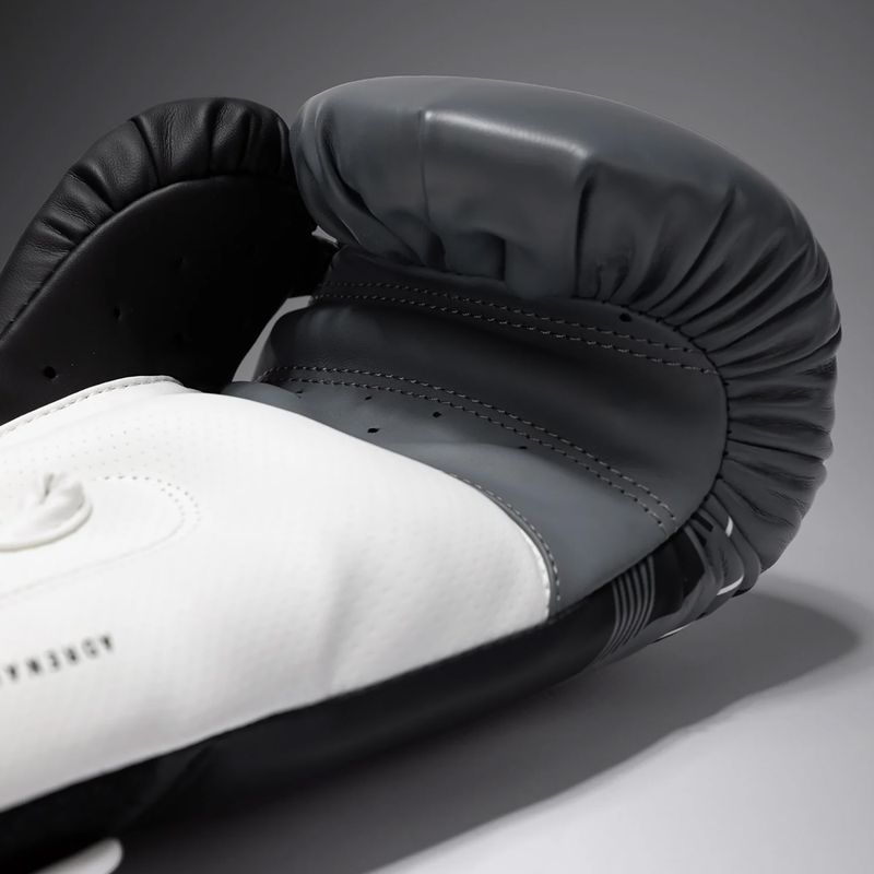 Boxerské rukavice Venum Adrenaline Boxing black/silver grey 3