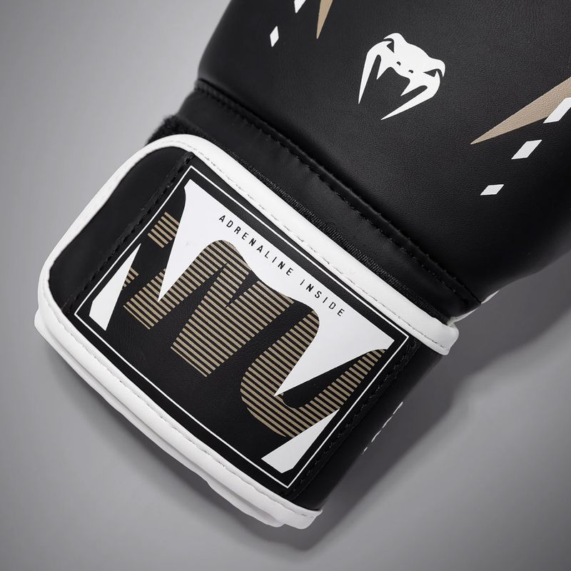 Boxerské rukavice Venum Adrenaline Boxing black/sand 4