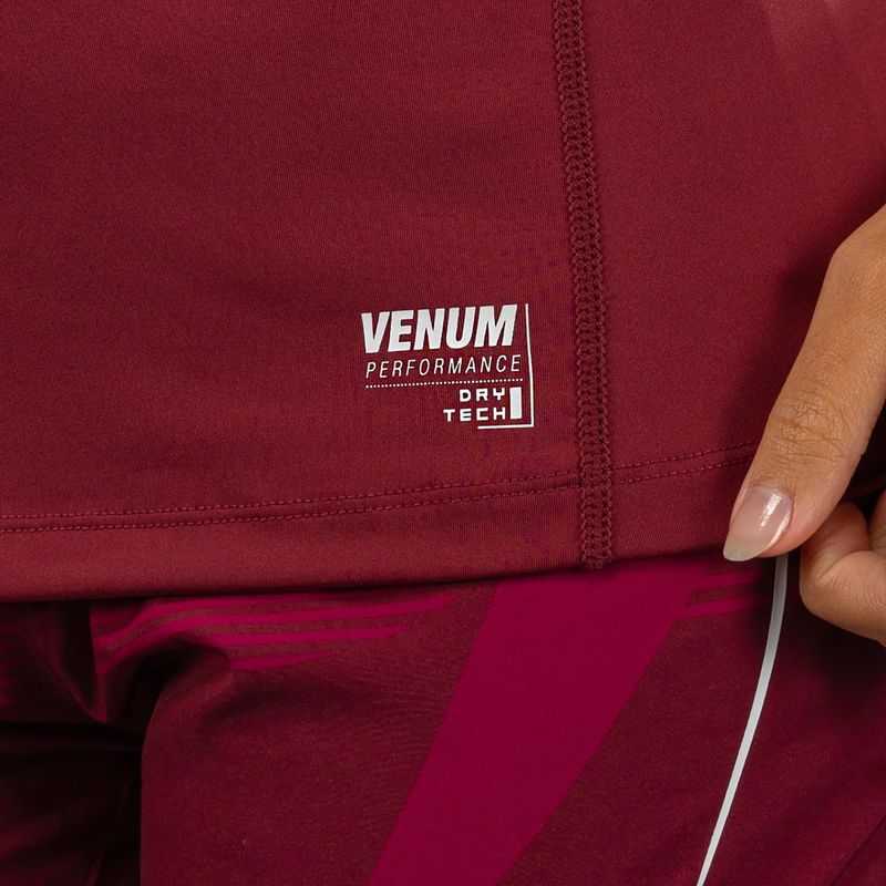 Dámské tričko Venum Adrenaline Dry-Tech burgundy/pink 5