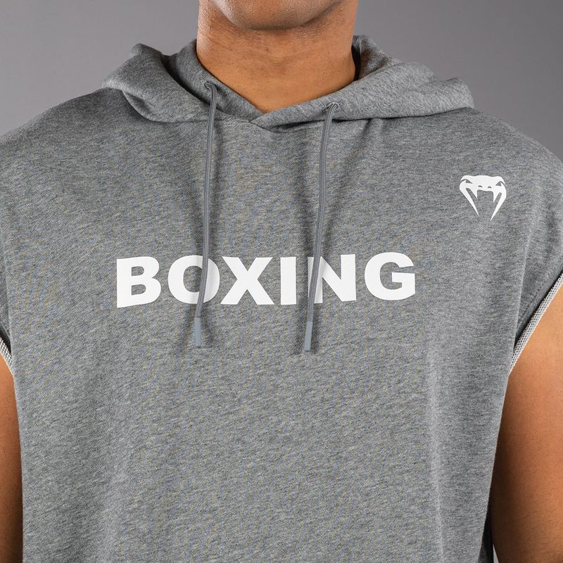 Pánská mikina Venum Boxing VT Sleeveless Hoodie heather grey 5