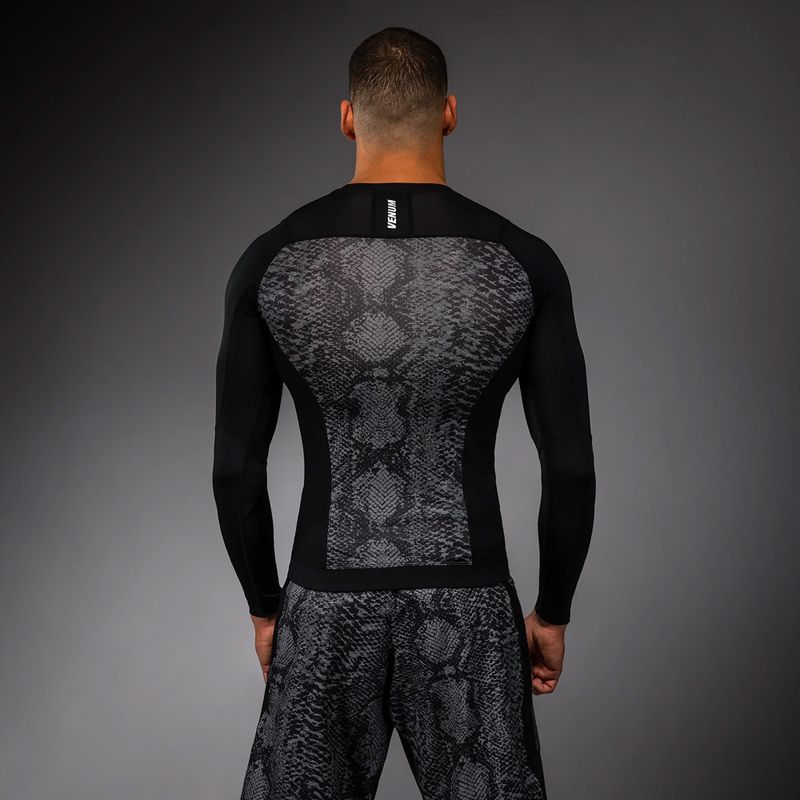 Pánský rashguard Longsleeve Venum G-Fit Scales Rashguard black/charcoal grey 2