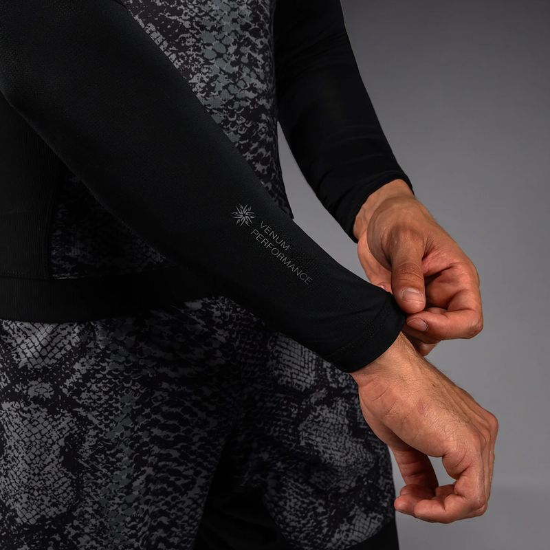 Pánský rashguard Longsleeve Venum G-Fit Scales Rashguard black/charcoal grey 6