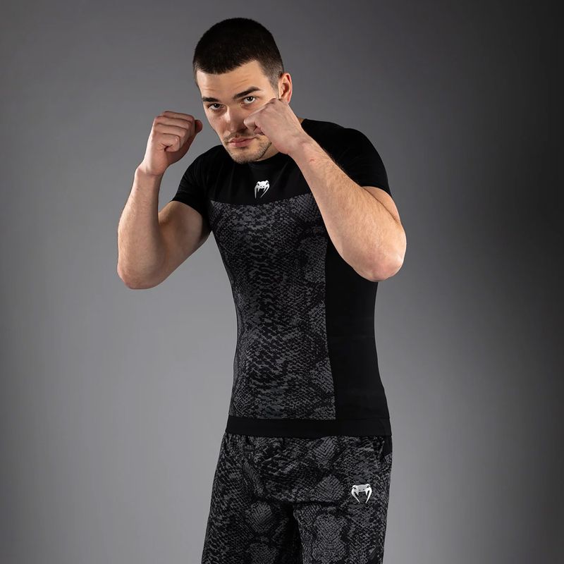Pánský rasghuard Venum G-Fit Scales Rashguard black/charcoal grey 4